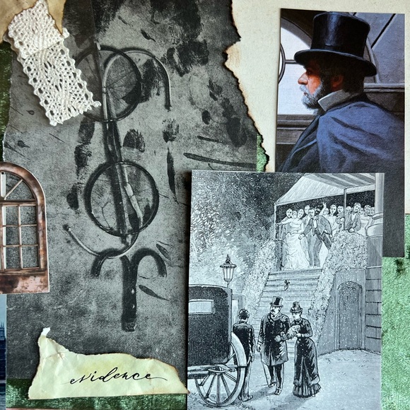 Jack the Ripper Victorian Ephemera Kit – Dark Academia Junk Journal Pack - Picture 6 of 13